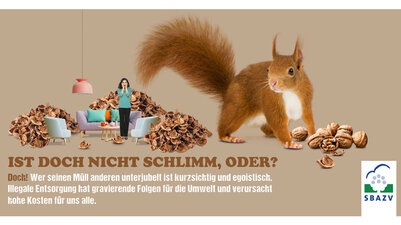 Grafik zur illeglen Abfallentsorgung