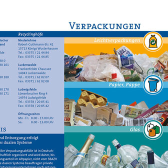 Infoblatt Verpackungen