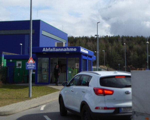 Annahmebereich Recyclinghof Niederlehme