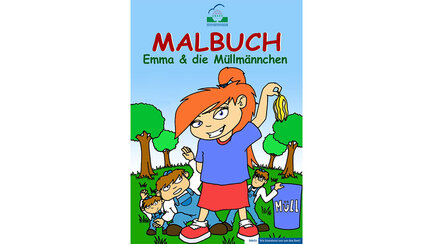 Bild vom Malbuch Emma und die Müllmännchen