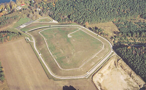 Deponie Senzig aus der Vogelperspektive. 