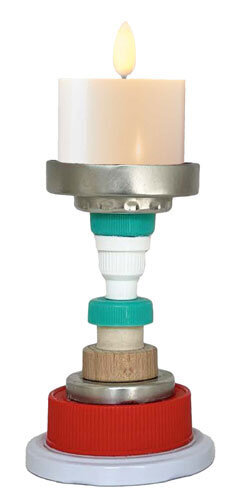 Gebastelter Kerzenständer