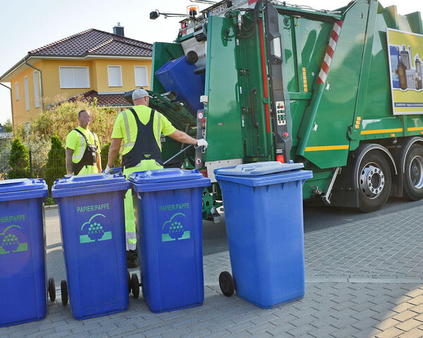 Entsorgung der Papiertonnen